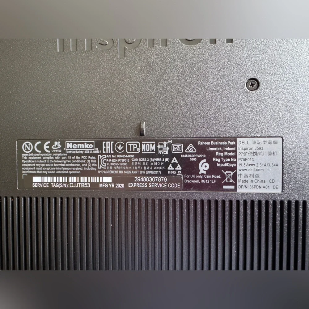 Used DELL Inspiron 15 3000